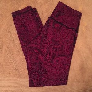 Lulu lemon wonder under 7/8 length leggings